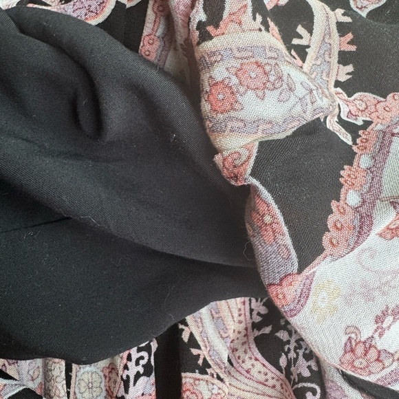 Anthropologie Myla Tiered Paisley Print Mini Skirt Size XSmall - Picture 7 of 11